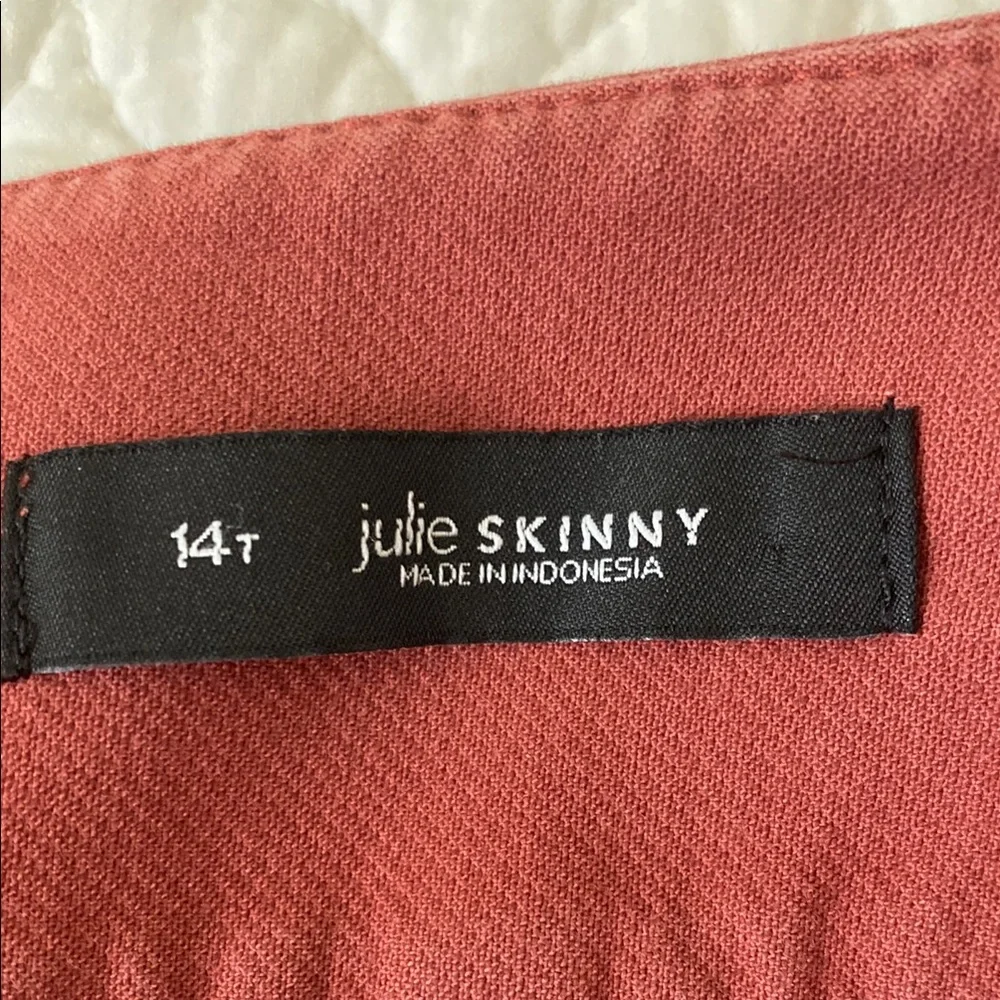 LOFT bundle of two 14T pants in blue  and rust colors - Picture 7 of 9